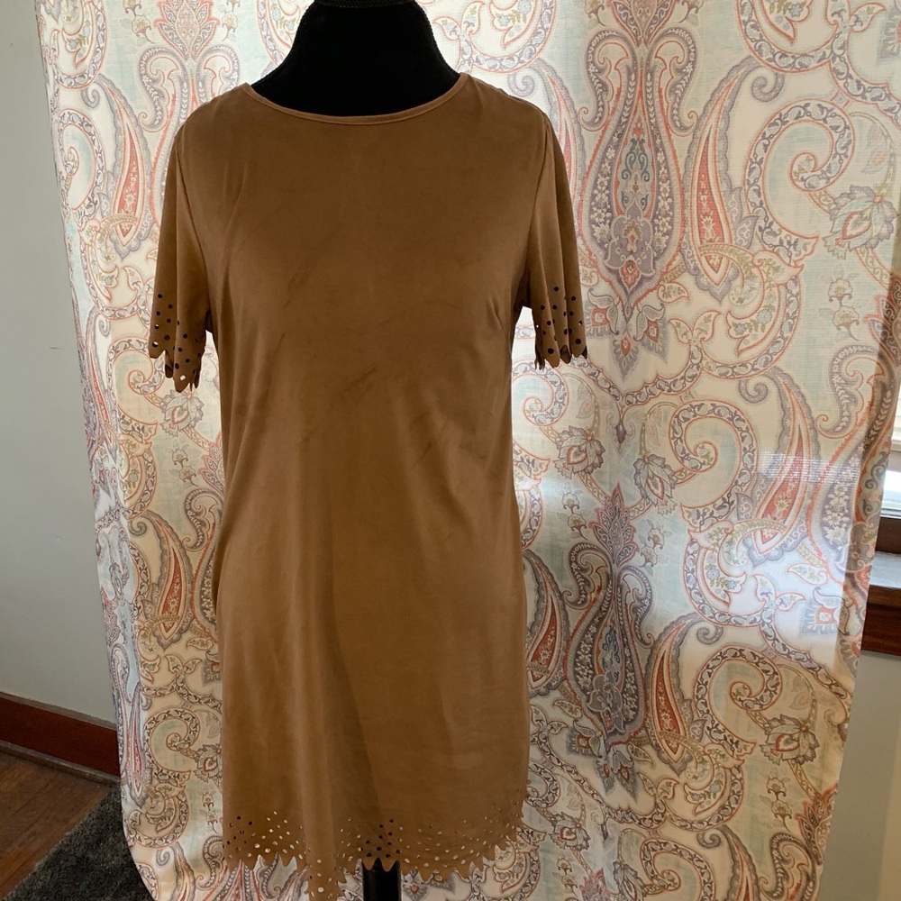 Suede dress